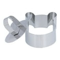 thumbnail image 2 of Anillo para mousse molde seguro para pasteles de acero inoxidable calidad conveniente y práctico para hornear herramienta para panadería para el hogar para hacer ensaladas y Amonsee Otros, 2 of 8