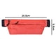 thumbnail image 2 of Riñonera para correr simple, ultrafina, con cremallera de doble capa, impermeable, para hombres y mujeres, deportes al aire libre, ocio, fitness, riñonera impermeable, bolsa de viaje, cómoda,, 2 of 5