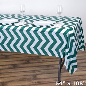 Balsacircle 54 X 108 Rectangular Chevron Disposable Plastic