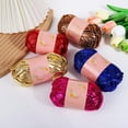 thumbnail image 3 of 2 Pack Metallic T-Shirt Yarn , Fabric Cloth Knitting Yarn for Hand DIY Bag Blanket Cushion Crocheting Projects, 3 of 6