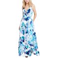 thumbnail image 1 of Jump Apparel Robe Fendue à l'Arrière pour Femmes, Multicolore, Juniors, 0, 1 of 2