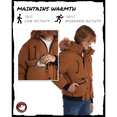 thumbnail image 4 of CANADA WEATHER GEAR Boys' Winter Coat - Heavyweight Bomber Parka Ski Jacket, Oak, Size 8, 4 of 7