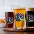 thumbnail image 4 of Happy New Year Miniature American Shepherd Family Cheer Winter Midnight Firework 16oz Pint Beer Glass Mug MAS Dog Lover Gifts Beer Glasses Cup - 02025, 4 of 5