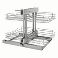 thumbnail image 1 of Rev-A-Shelf Chrome 2-Tier Optimizer-15" Blind Corner Cabinet Openings,5PSP-15-CR, 1 of 12