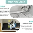 thumbnail image 5 of Under Sink Mat for Kitchen Waterproof, 34" x 22" Silicone Under Sink Liner, Kitchen Bathroom Cabinet Mat and Protector for Drips Leaks Spills Tray (Gray), 5 of 5