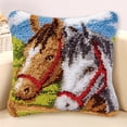 thumbnail image 3 of 4 s de s de ganchos de pestillo de animales encantadores para funda de almohada de bricolaje funda de almohada cojín de sofá, de bricola perfecl Kits para alfombras con gancho de lengüeta, 3 of 8