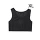 thumbnail image 5 of Qarigey Chaleco de verano para mujer, chalecos moldeadores de Color sólido, camiseta sin mangas para el pecho, camisetas sin mangas transpirables para Prendas para la parte del cuerpo Negro L Qarigey  FS11407-07, 5 of 6