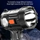 thumbnail image 5 of Linterna LED recargable con carga solar/USB | Foco superbrillante de 5 LED para acampar al aire libre, cazar y emergencias | Reflector portátil impermeable con indicador de potencia, 5 of 9
