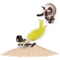 thumbnail image 3 of BKER Interactive Cat Toy Colorful Feather Bird Pattern Cat Toy Stick For Changing Heads, 3 of 3