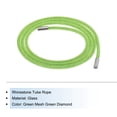 thumbnail image 3 of Unique Bargains 1.5 Yard 6 mm Rhinestone Tube Rope Diamond String for Trouser Drawstring Sweaters Green Mesh Green Diamond, 3 of 5