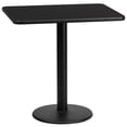 thumbnail image 3 of Bowery Hill 24" x 30" Restarant Dining Table in Black, 3 of 9