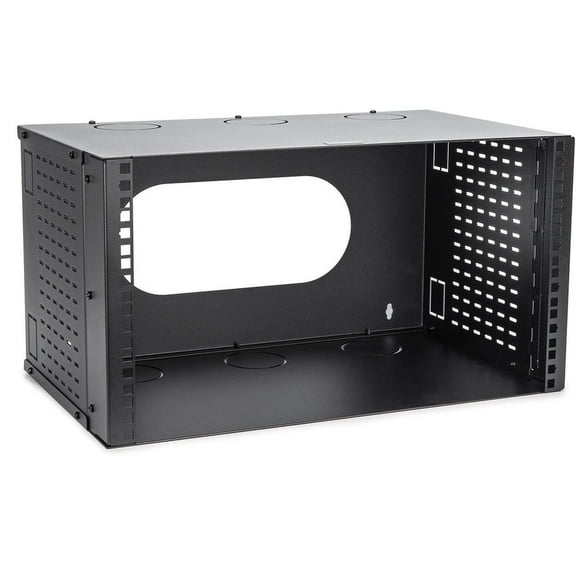 Rocstor Y10E026-B1 6U Wall Mount Network Rack Low Profile