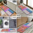 thumbnail image 6 of Colorful Pioneer Flower Patchwork Kitchen Rug Mat,Kitchen Runner Rugs Non Skid Washable,Decorative Kitchen Floor Mats for Kitchen,Sink,Laundry,17"x47.2", 6 of 7