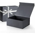 thumbnail image 3 of ACSTEP 5 Pack Gift Boxes for Lids, Magnetic Gift Box for Present, Christmas Gift Box 9.5*7*4 Inch, Black, 3 of 9