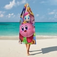 thumbnail image 5 of Kirby Hooded Blanket Poncho Wearable Blanket Hoodie Cozy Soft Warm Flannel Fleece Throw Blanket for Women Men Boys Girls, 5 of 7