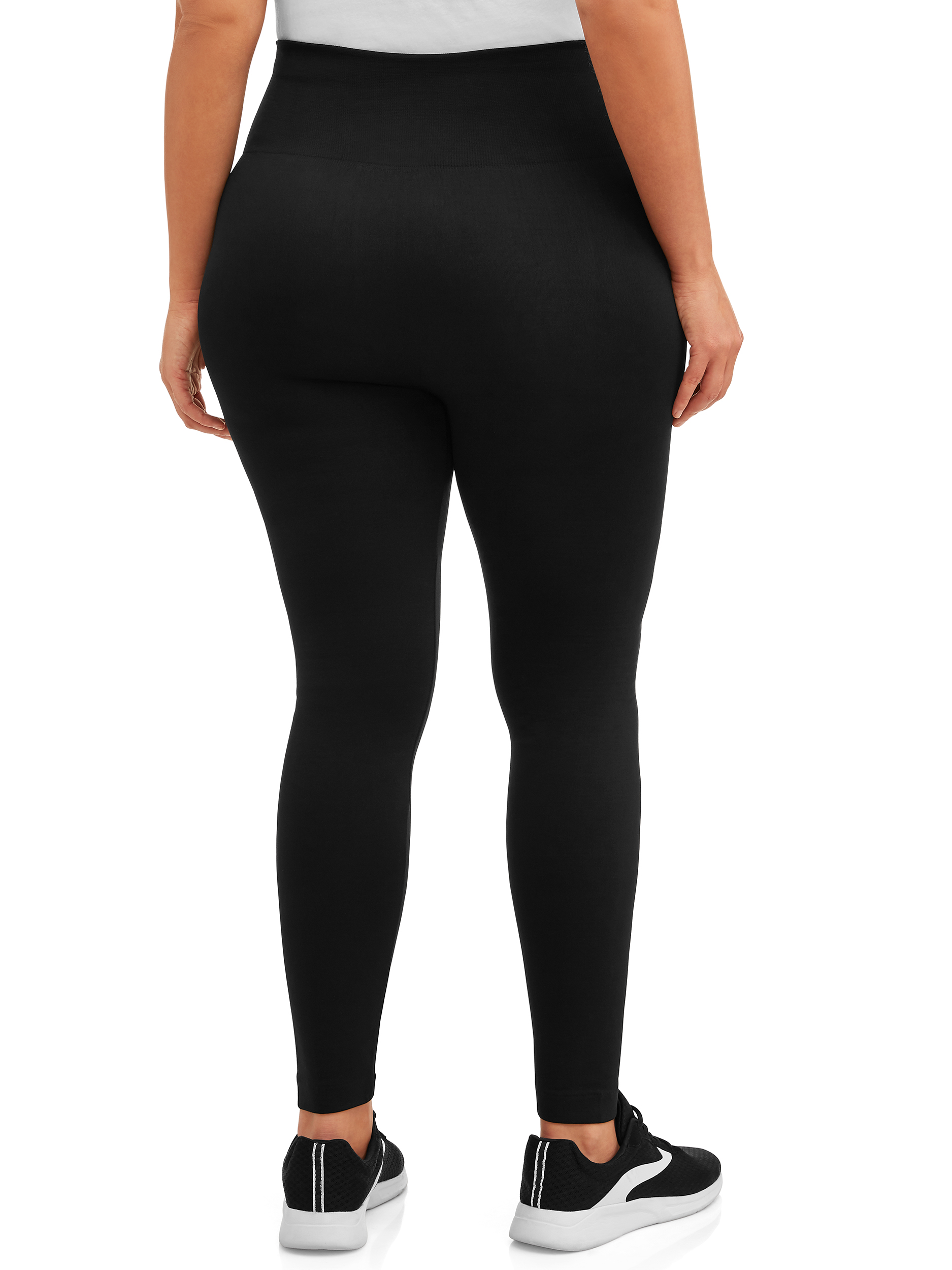 Feathers Women's and Women's Plus Size High Waisted Fleece Leggings, 26 ...