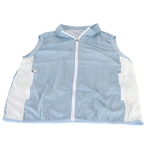 Cooling Vest, Inbuilt Breathable Mesh Cooling Jacket With Brushless Fan 3 Speed Mode Fan Cooling Vest For Fishing Golfing Railway Workers Construction Workers