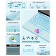 thumbnail image 3 of Funda con teclado CHESONA para iPad 10ª generación de 10,9 pulgadas, color azul cielo, 3 of 9