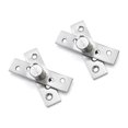 thumbnail image 1 of Bisagras de pivote de puerta de rotación oculta de 360 ​​grados 2 uds bisagra de pivote para puerta bisagra de acero inoxidable engrosada parte superior de madera inferior, 1 of 4