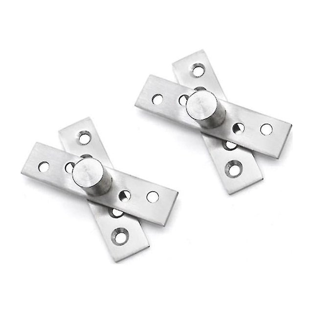 Bisagras de pivote de puerta de rotación oculta de 360 grados 2 uds bisagra de pivote para puerta bisagra de acero inoxidable engrosada parte superior de madera inferior