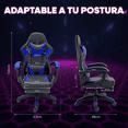 thumbnail image 4 of Silla Gaming Con Reposapies Y Luz Led Premium Gamer Titano  SGCRPLED01BL-B, 4 of 7