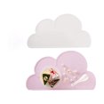 thumbnail image 1 of manteles individuales de silicona (rosa + blanco) para niños, bonito tapete de mesa para niños con forma de nube, impermeable y lavable, antideslizante, 1 of 5