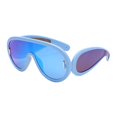 thumbnail image 1 of Gafas de sol Punk Y2k para hombre y mujer, lentes deportivas de una pieza, de gran tamaño, ovaladas, UV400 Fivean unisex, 1 of 2