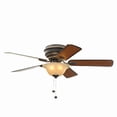 thumbnail image 3 of Hampton Bay Hawkins 44 in. Tarnished Bronze Ceiling Fan & Light YG204-TB-D - New, 3 of 4