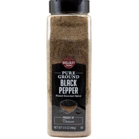 Wellsley Farms Pure Ground Pepper, 17.5 oz.