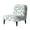 Leaf, variant on HELLHERO Stain Protection Armless Accent Chair Cover Anti-Wrinkle Elastic Bottom Armless Accent Chair Soft Cover for Living Room, Floral