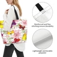 thumbnail image 3 of Fotbe Butterflies and Vintage Bolsa Tote Estética de Lona con Estampado para Mujer - Bolsa Reutilizable de Hombro Casual para Vacaciones, Compras, Trabajo y Gimnasio, 3 of 8
