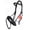 Black, variant on Horse English Bridle Padded Leather Adjustable Flash Bridle Reins Full 803442MGF