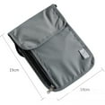 RFID Blocking Passport Holder Wallet with Neck Pouch Travel Neck Pouch