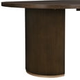 thumbnail image 5 of Christopher Knight Home Minimalist 88“ Oval Dining Table for 4-6, Walnut, 5 of 7