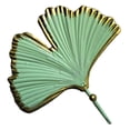 thumbnail image 2 of Cateissary Ganchos metálicos con forma de hoja de hierro para colgar en la puerta Juegos de accesorios de baño C verde, 2 of 6