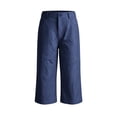 thumbnail image 5 of Utoimkio Single Button Fly Cuff Button Detail Capri Cropped Pants for Women Solid Mid Calf Casual Walking Outdoor Trousers with Side Slip Pockets, 5 of 9