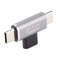 thumbnail image 2 of 2 In 1 Type-C Converter, Lightweight Wear Resistance 3A High Current Fast Transmission 2 In 1 Audio Adapter  For  Phones For  Phones Double Type-C Interface,for  + Type-C, 2 of 8