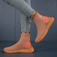 thumbnail image 3 of Mepaouo Women's High Top Socks Sneakers Breathable Walking Running Tennis Casual Sports Shoes(Orange,8), 3 of 8