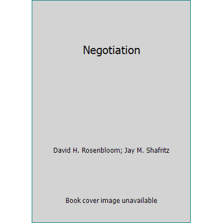 Negotiation, Used [Paperback]