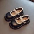 thumbnail image 6 of Xfvqtps Girls Mary Jane Shoes Hook and Loop Strap Thick Soft Sole Non Slip Spring Summer Dressy Casual Shoes, 6 of 7