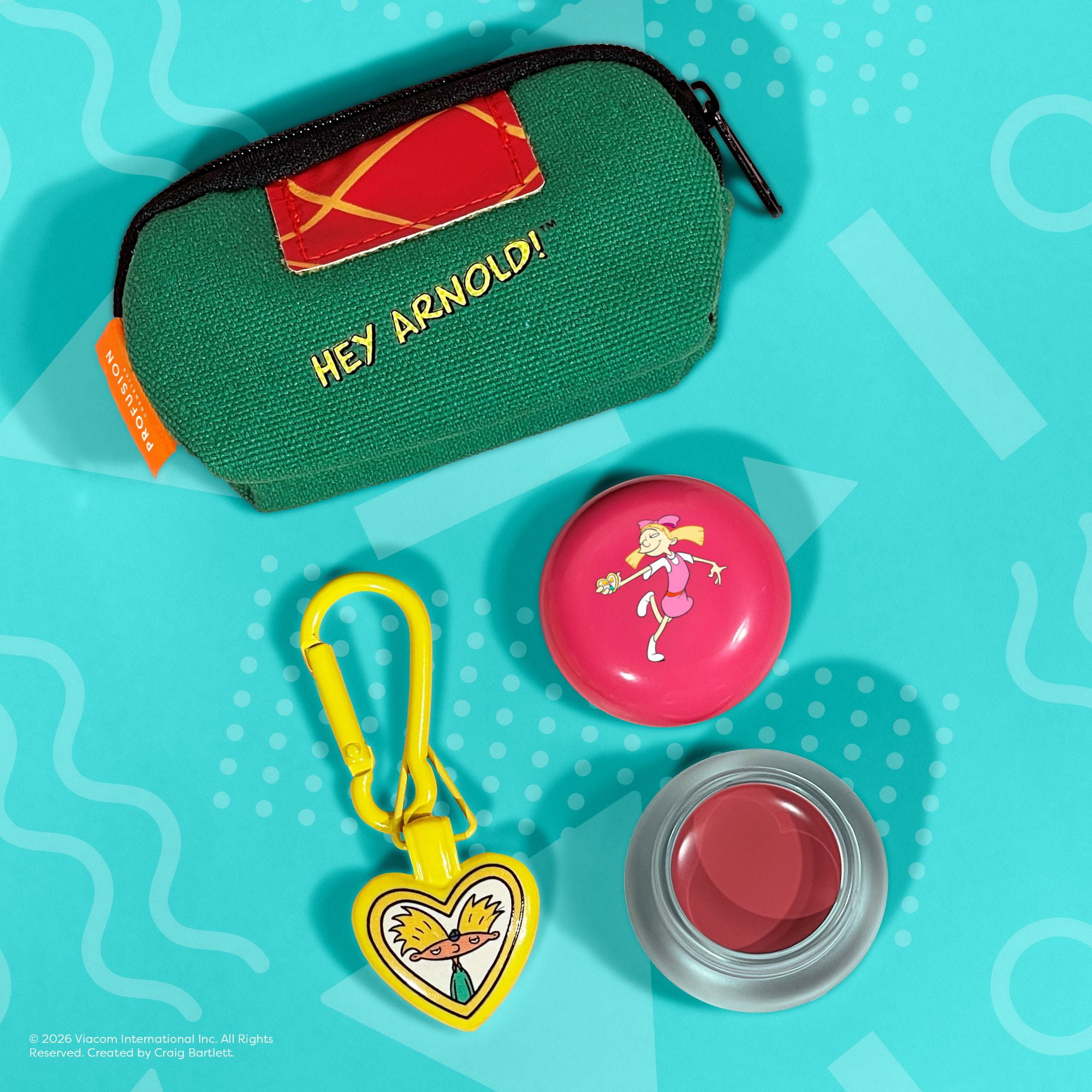 Profusion Cosmetics Nick 90s Hey Arnold! Oh, Arnold - Blurring Lip & Cheek Tint with Keychain Bag
