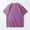 #Purple, variant on DPTALR Men's Solid Color Loose Drop Shoulder Short Sleeve T-shirt Casual,Green, L