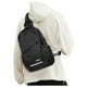 thumbnail image 1 of Mochila tipo bandolera SEAFEW negra de nailon impermeable para hombre y mujer, 1 of 9
