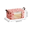 thumbnail image 4 of sruoe Storage Bag for Quilt Winter, Clothes Storage Clearance, Large Storage Bags with Zipper, Space Saver Moving Storage Containers Bag for Blankets, Household, Travel, Nonwoven Fabric, 4 of 4