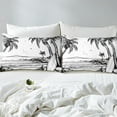 thumbnail image 3 of Erosebridal Vintage Beach Fitted Sheet Queen, Surfboard Bedding Set Queen Size, Ocean Sports Decor 3 Pieces（No Top Sheet）, 3 of 6