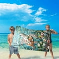 thumbnail image 4 of Delliss Super Soft Quick-Dry Towels for Kids Beach Towel Absorbent Pool Toddler Swim Bath Wrap 59*29Inch, 4 of 9