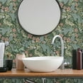 thumbnail image 3 of UMIGGEE Peel and Stick Wallpaper Green Floral Wallpaper Self Adhesive Removable Wallpaper Waterproof Contact Paper for Living Room Bedroom Decor 17.7" x 118", 3 of 8