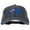Navy, variant on Australia Flag Map Embroidered Washed Cotton Twill Cap - Black OSFM
