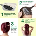 thumbnail image 6 of Nisha Creme Hair Color | Permanent Long Lasting Burgundy Hair Dye Colour Kit | Burgundy | Mini Box 40gm / 1.35 Oz, 6 of 8