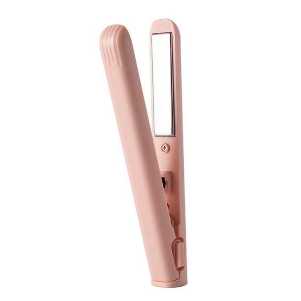 Plancha y rizador de pelo portátil 2 en 1 - Compacto Tipo C Multi-Estilo